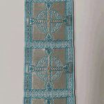 No.6 Silver base with light blue design