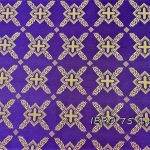 119= Large Purple base with Gold design