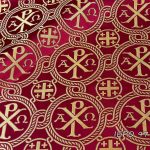 114=Burgundy base with Gold and Burgundy design